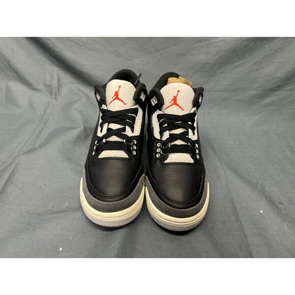 Nike Boys Air Jordan 3 Retro OG (GS) Sneakers Black Size 4 NEW NO BOX! - Picture 3 of 11